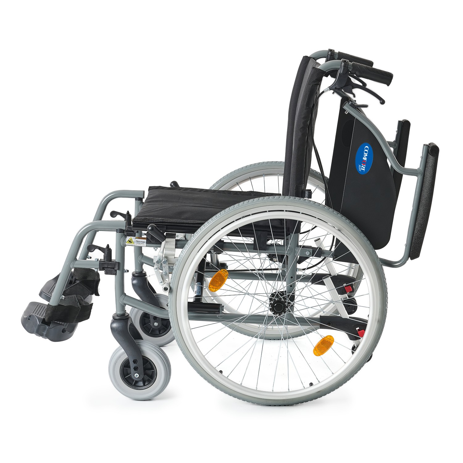 Comfort Plus DM-317 45cm Hafif Alüminyum Özellikli Tekerlekli Sandalye küçük resim