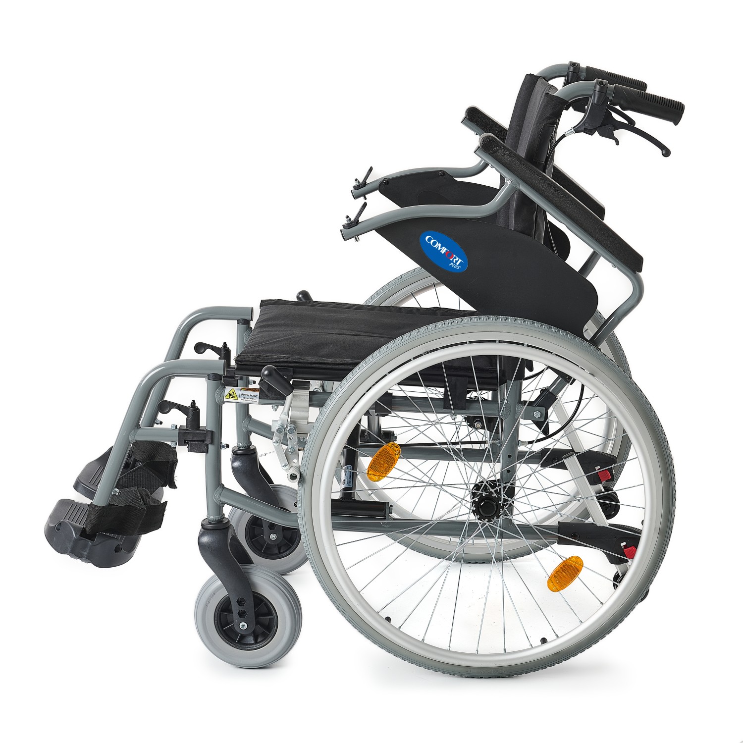 Comfort Plus DM-317 45cm Hafif Alüminyum Özellikli Tekerlekli Sandalye küçük resim
