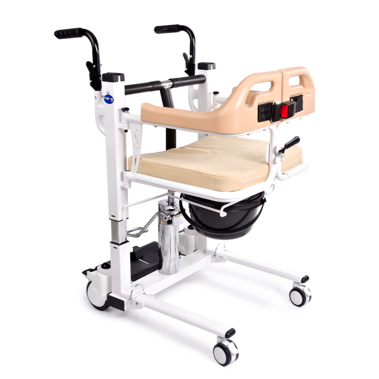 Comfort Plus DM-160 Tuvaletli Tekerlekli Sandalye, Tuvalet Sandalyesi küçük resim
