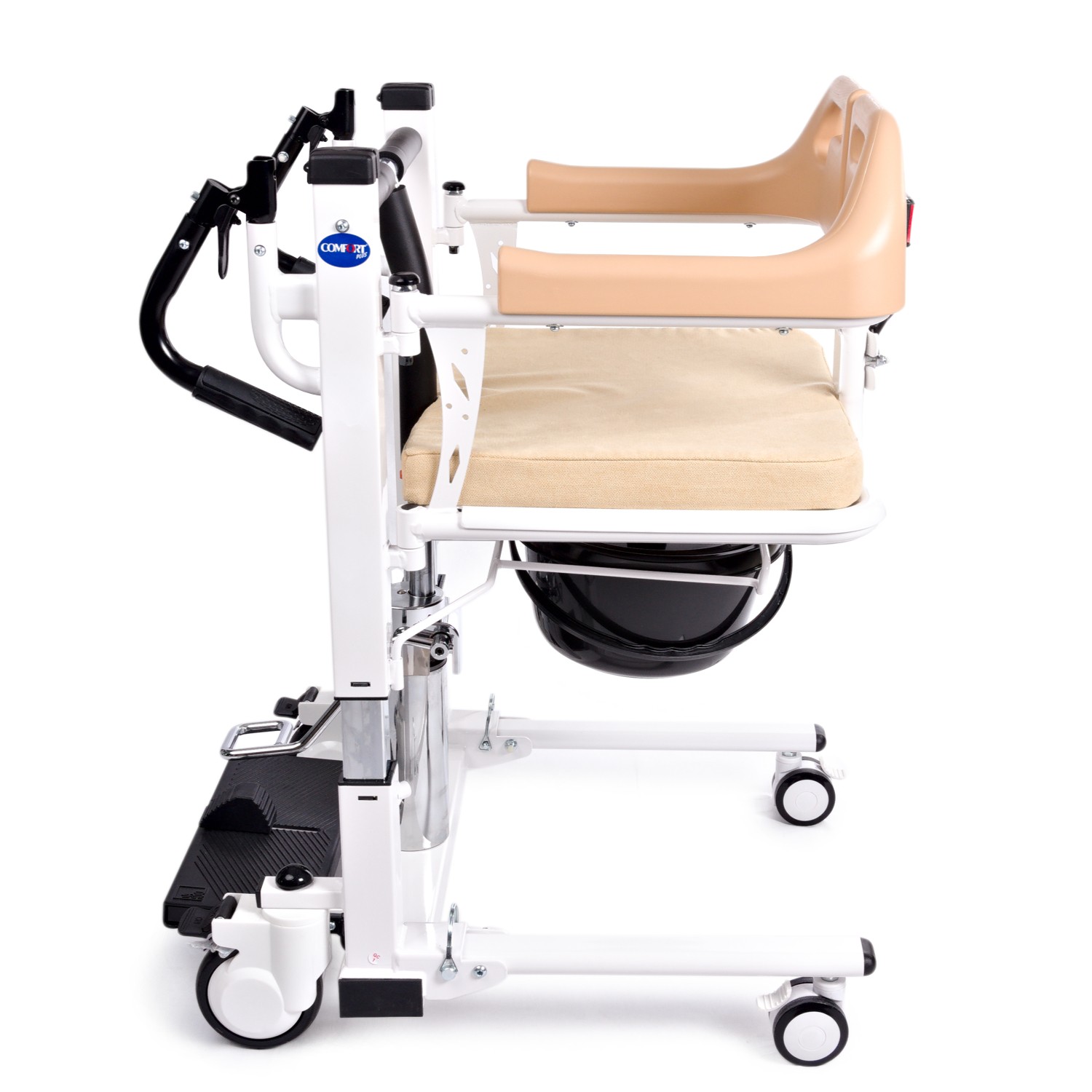 Comfort Plus DM-160 Tuvaletli Tekerlekli Sandalye, Tuvalet Sandalyesi küçük resim