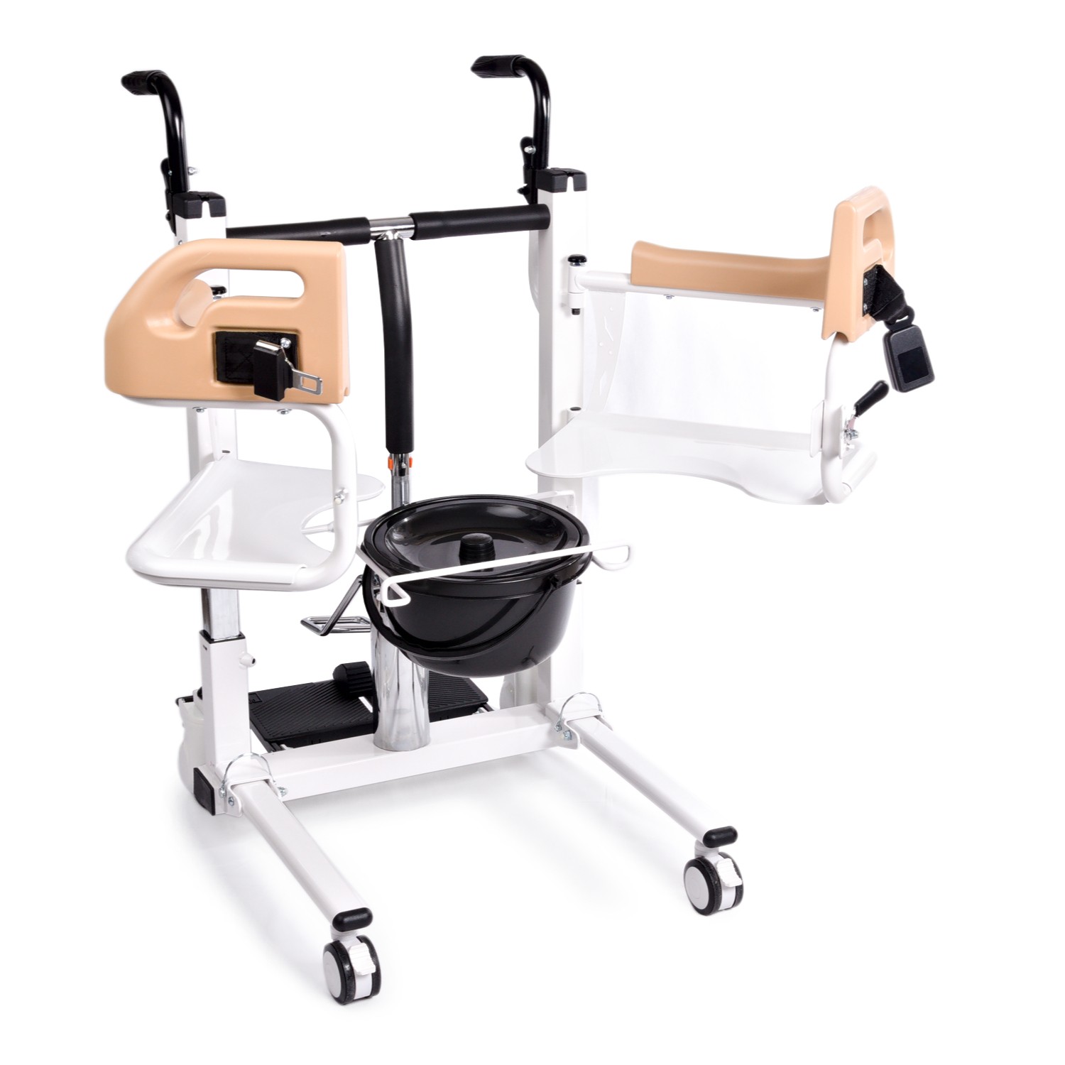 Comfort Plus DM-160 Tuvaletli Tekerlekli Sandalye, Tuvalet Sandalyesi küçük resim