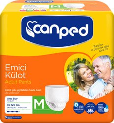Canped Emici Külot Orta Boy M 30'lu Hasta Bezi