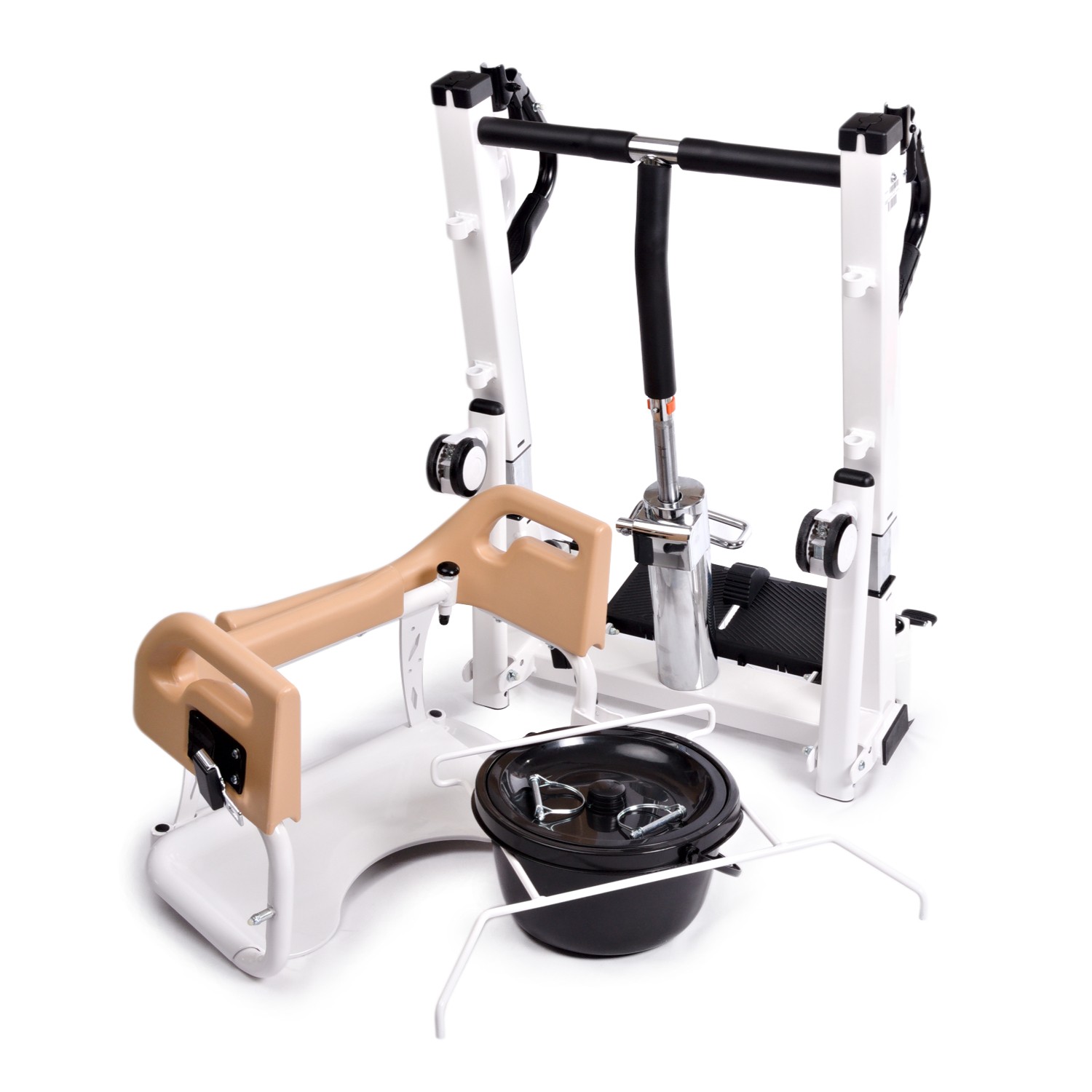 Comfort Plus DM-160 Tuvaletli Tekerlekli Sandalye, Tuvalet Sandalyesi küçük resim