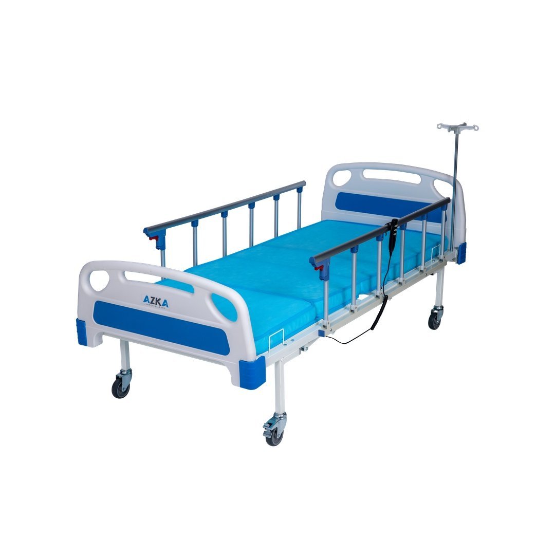 Azka DE03 Dual Motorlu Korkuluklu Hasta Yatağı