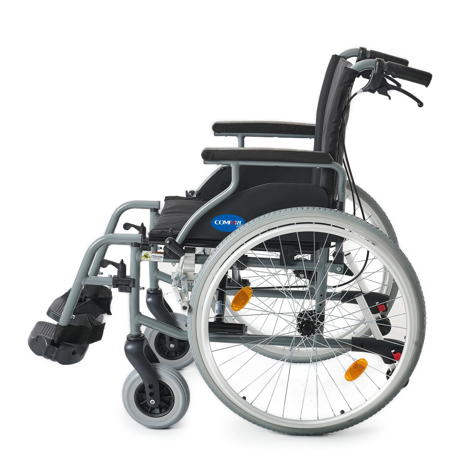 Comfort Plus DM-317 45cm Hafif Alüminyum Özellikli Tekerlekli Sandalye küçük resim
