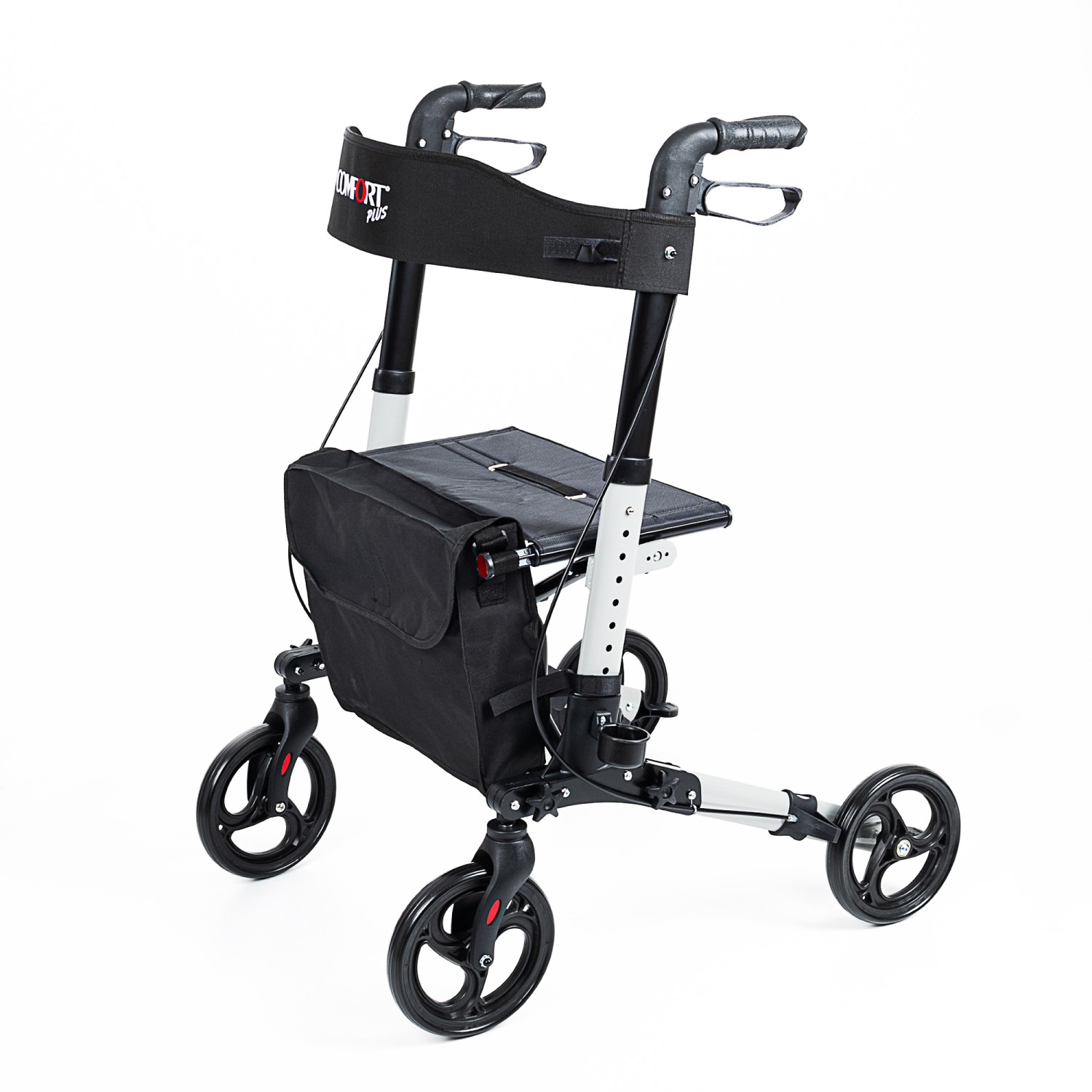 Comfort Plus DM-9102 Gri Lüx Alüminyum Rolatör küçük resim